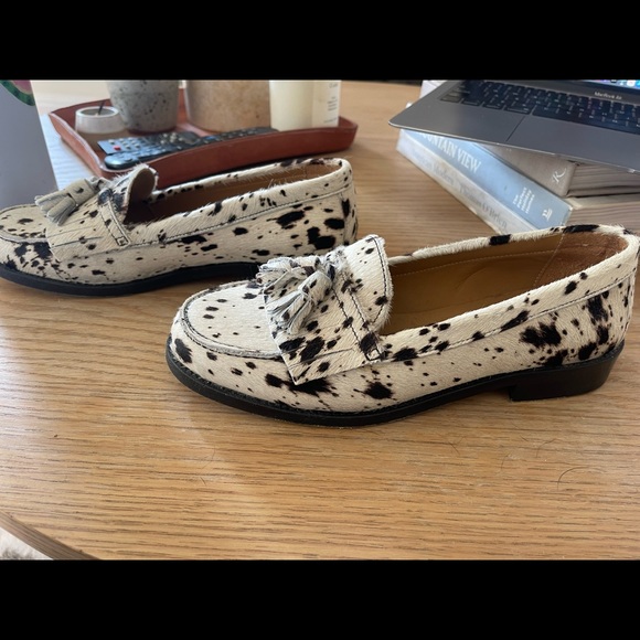 Iro Thasos Tasseled Printed Calf Hair Loafers - Picture 3 of 5